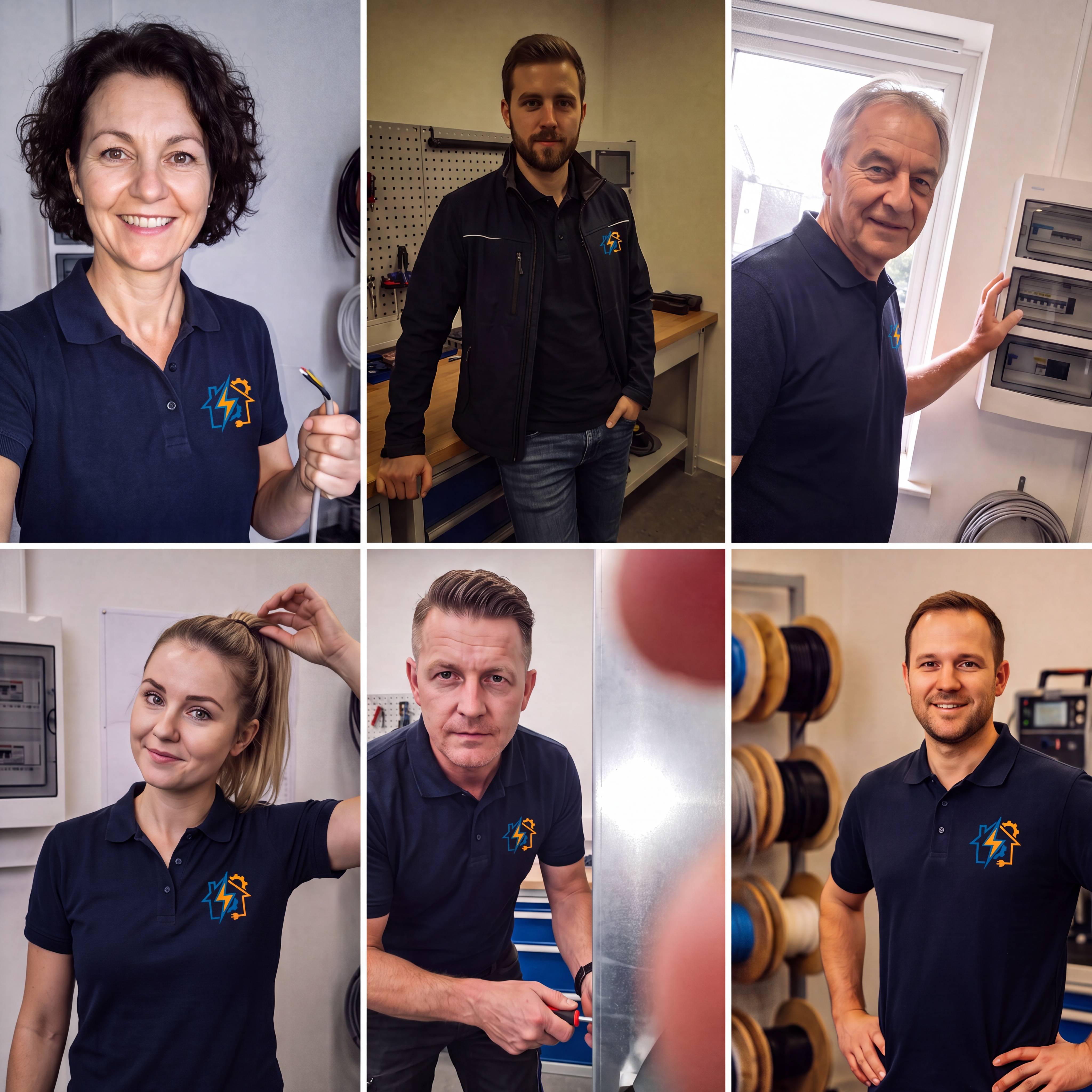 Ausgangsfoto vor der Erstellung des Teamportraits