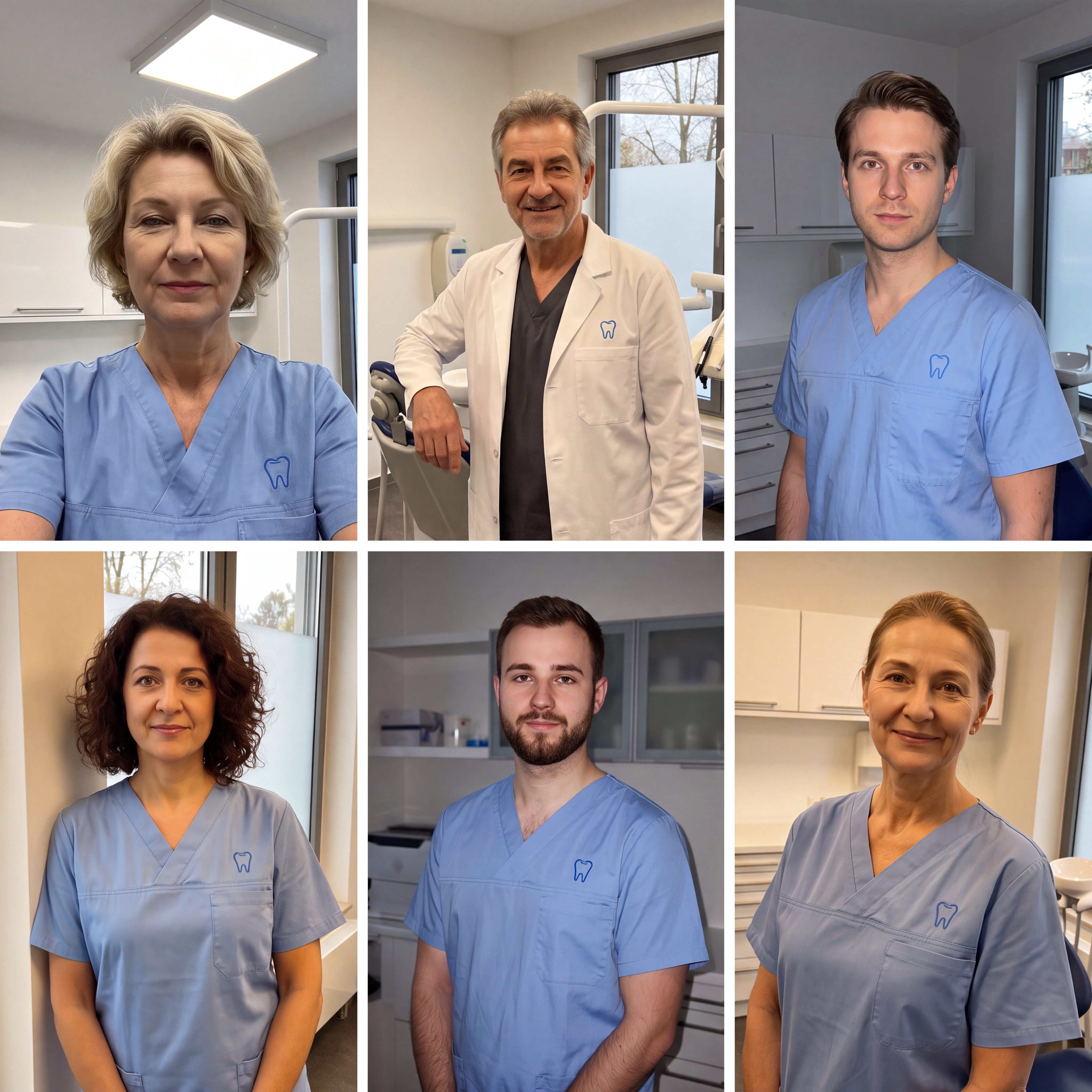 Ausgangsfoto vor der Erstellung des Teamportraits